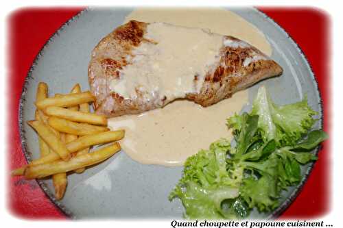 ESCALOPE DE VEAU, SAUCE CREME AU PONT L'EVEQUE