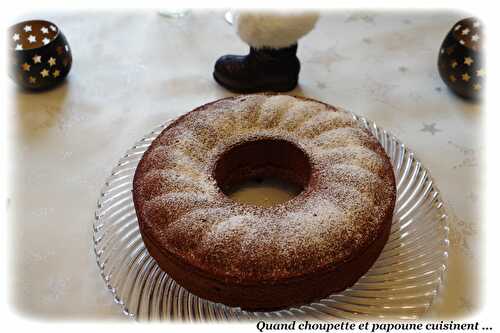 GÂTEAU AU YAOURT ET AU CHOCOLAT NOIR