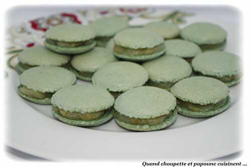 MACARONS A LA POMME VERTE