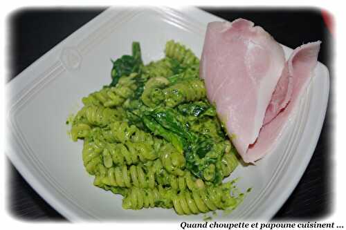 FUSILLI AUX EPINARDS