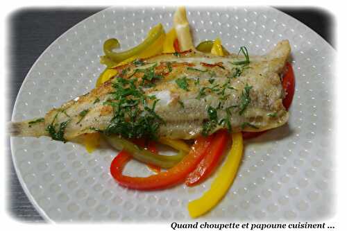 SOLE GRILLEE AUX PETITS LEGUMES