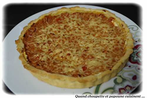 TARTE AU THON ET A LA TOMATE