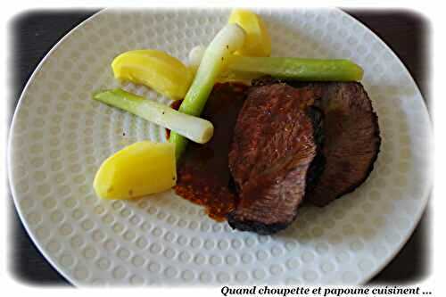 JOUE DE BOEUF BRAISEE AU VIN ROUGE