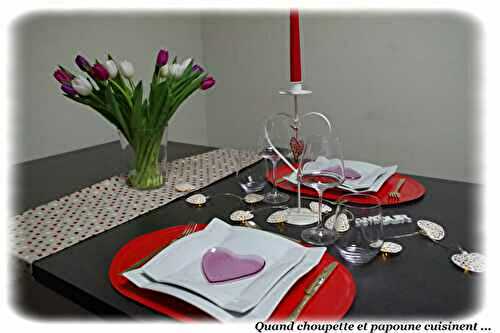 MA TABLE DE LA SAINT-VALENTIN 2023 EN TOUT SIMPLICITE