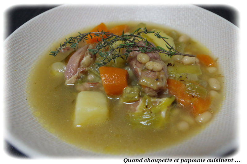 SOUPE PAYSANNE AUX HARICOTS BLANCS