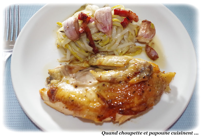 CUISSES DE POULET AUX PISSENLITS