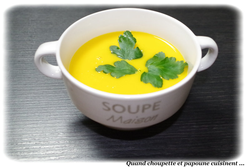 VELOUTE CAROTTES-PANAIS AU TM OU PAS ...