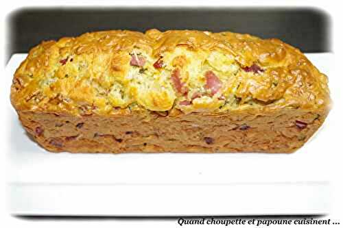 CAKE JAMBON; CORNICHONS ET MOUTARDE