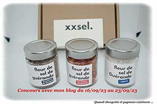 GAGNANT DU CONCOURS XXSEL