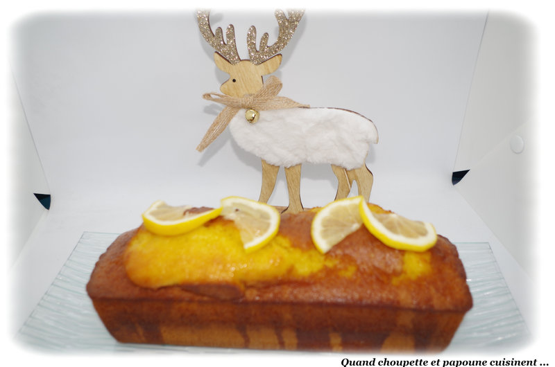 CAKE AU CITRON, HUILE D'OLIVE ET AU LIMONCELLO