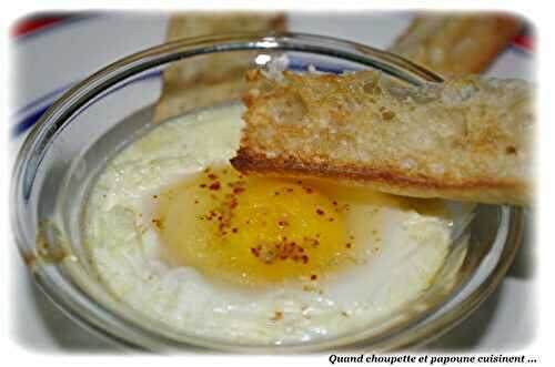 OEUFS COCOTTE AIL ET FINES HERBES