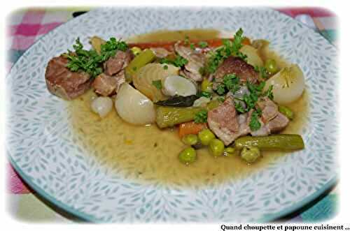 NAVARIN D'AGNEAU PRINTANIER
