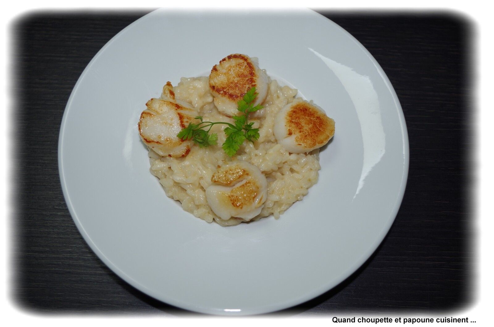 RISOTTO AUX NOIX DE SAINT-JACQUES