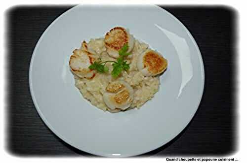 RISOTTO AUX NOIX DE SAINT-JACQUES
