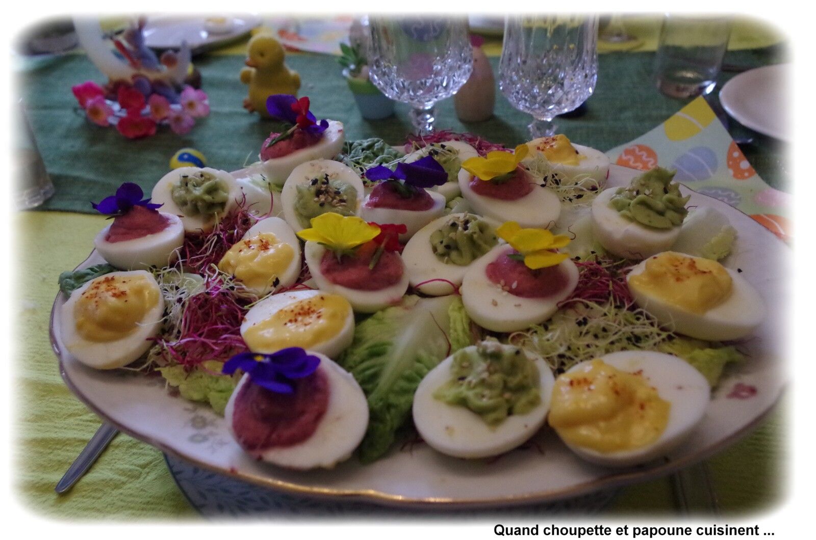 TRIO D'OEUFS MIMOSA