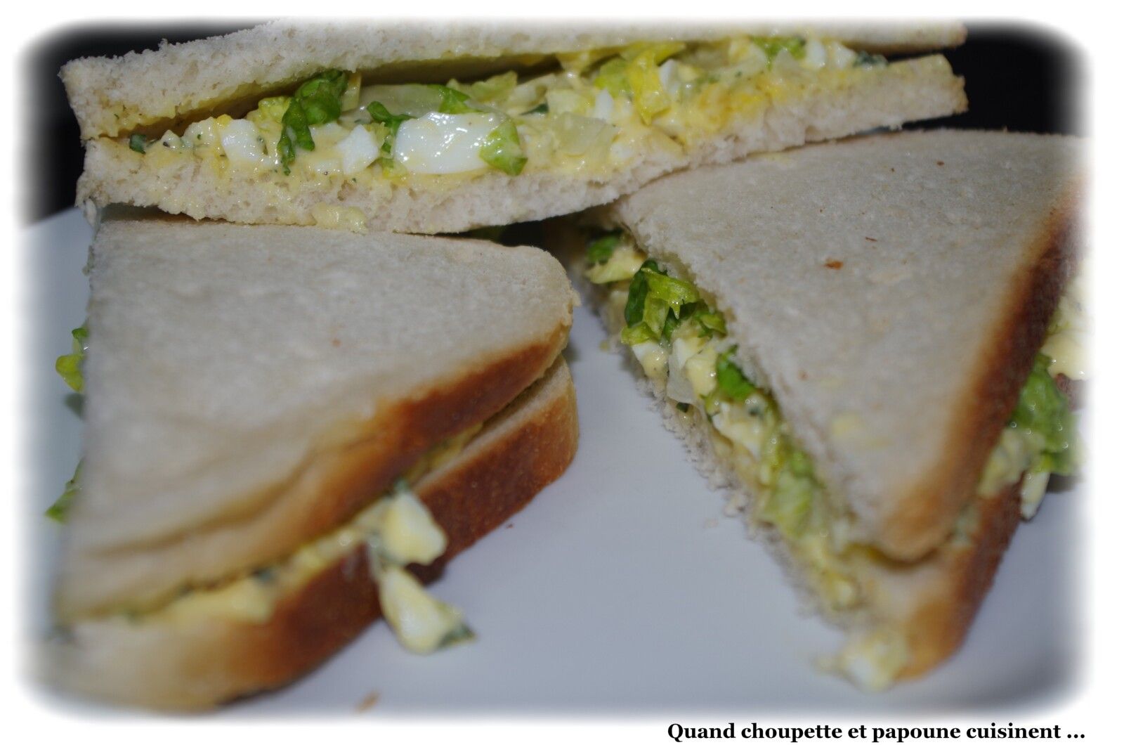 CLUB SANDWICH A L'OEUF ET A L'ESTRAGON