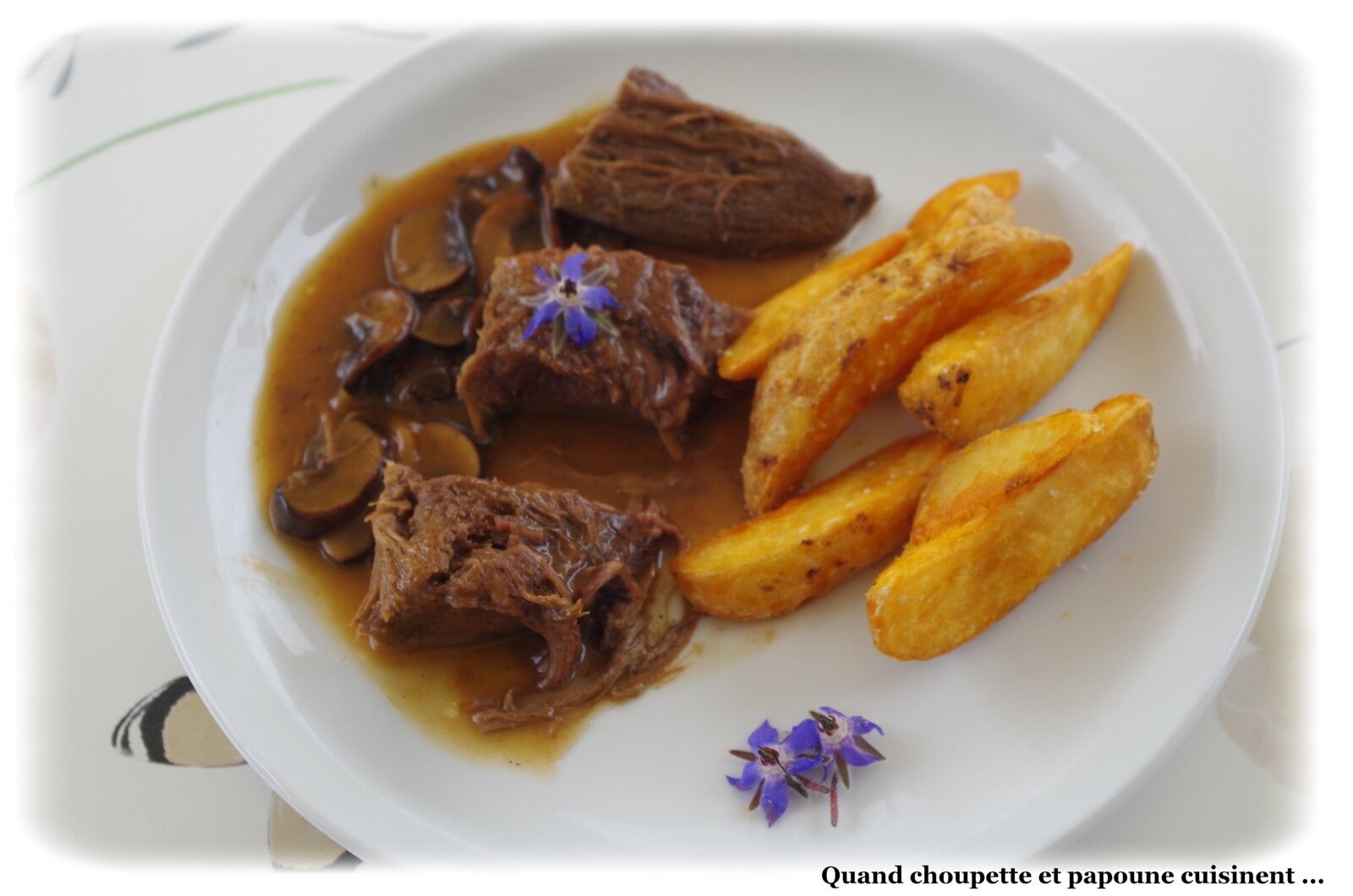 LANGUE DE BOEUF SAUCE MADERE