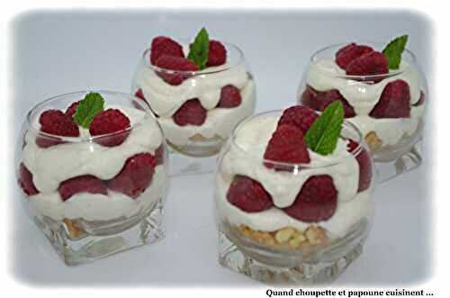VERRINE A LA FRAMBOISE