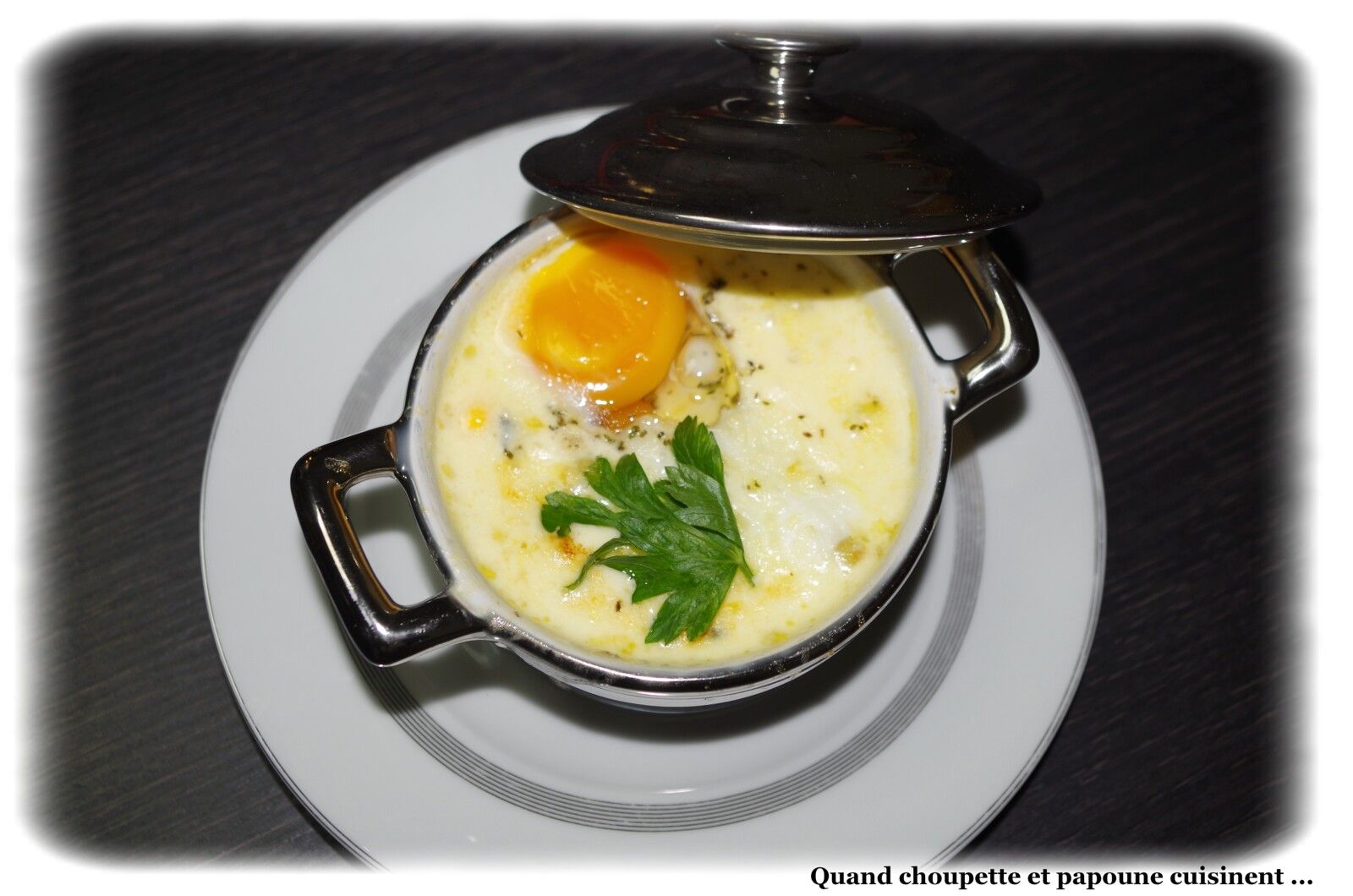 OEUFS COCOTTE FACON PAPOUNE