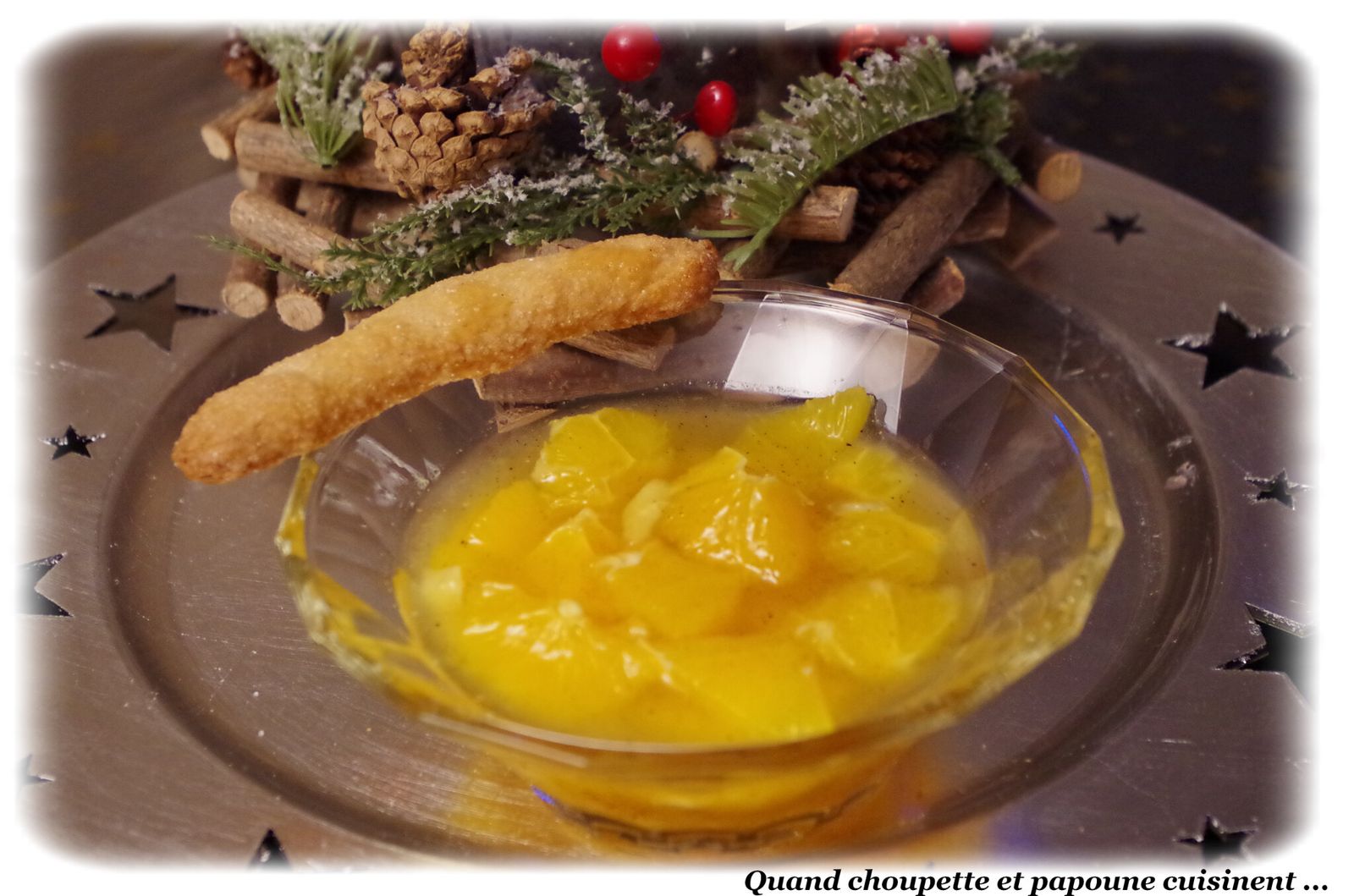 SOUPE D'ORANGES AUX EPICES 