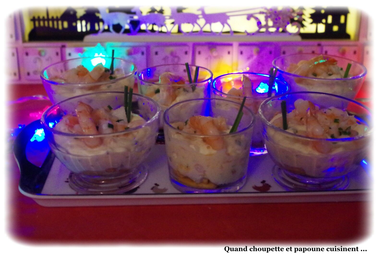 TIRAMISU AUX CREVETTES ROSES