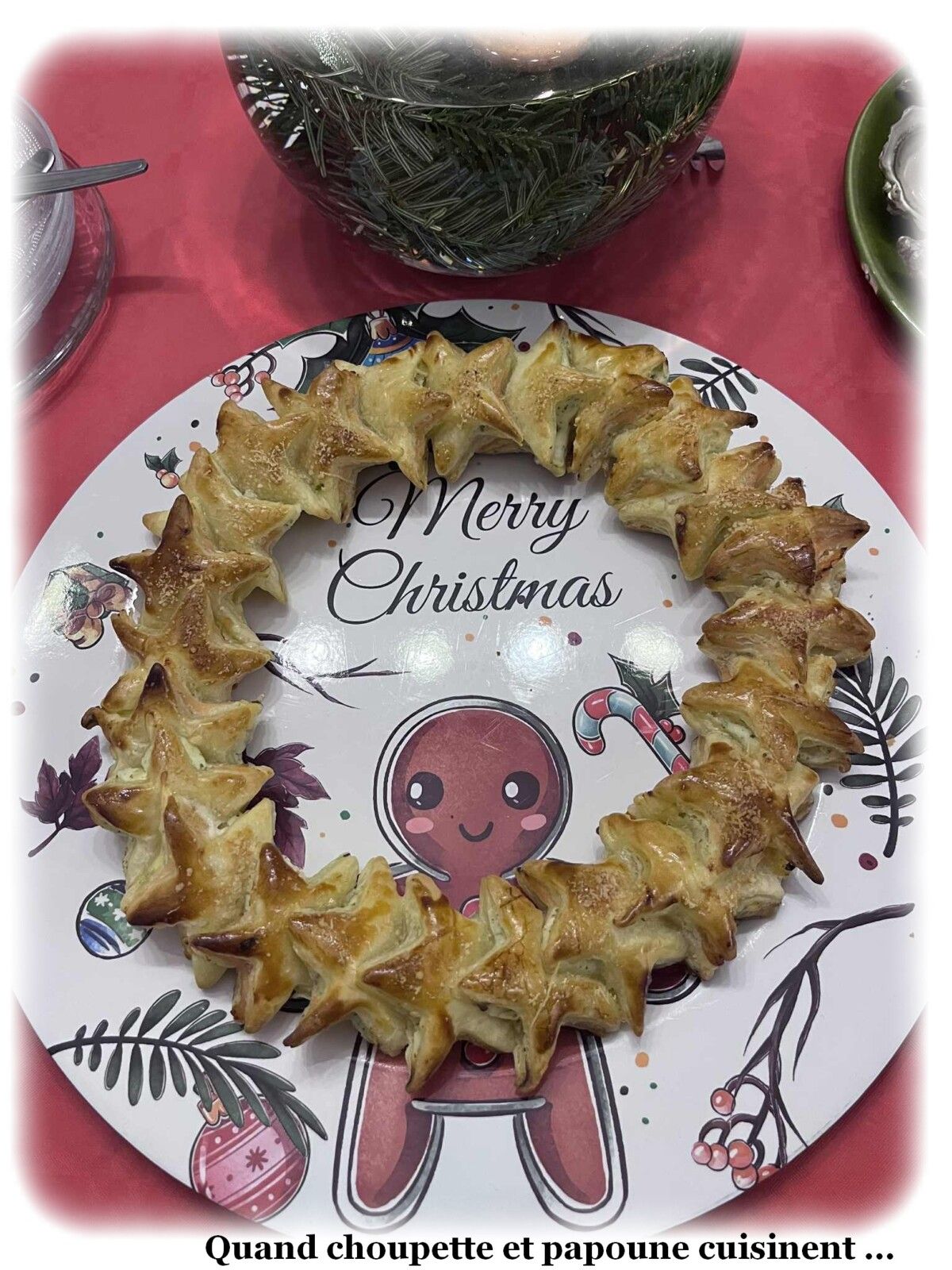 COURONNE PÂTE FEUILLETEE AU SAUMON FUME