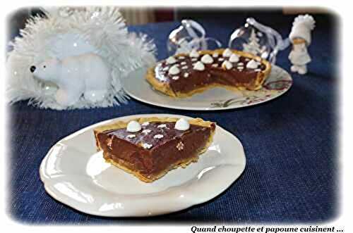 TARTE DE NOËL CHOCOLAT-MARRONS