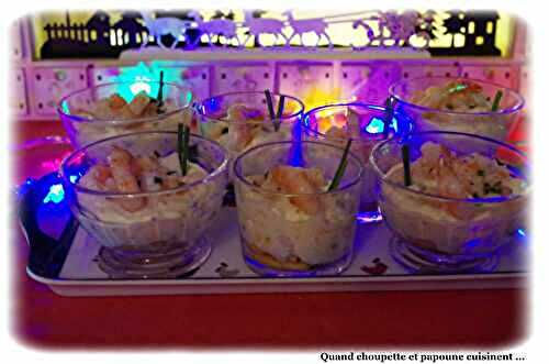 TIRAMISU AUX CREVETTES ROSES