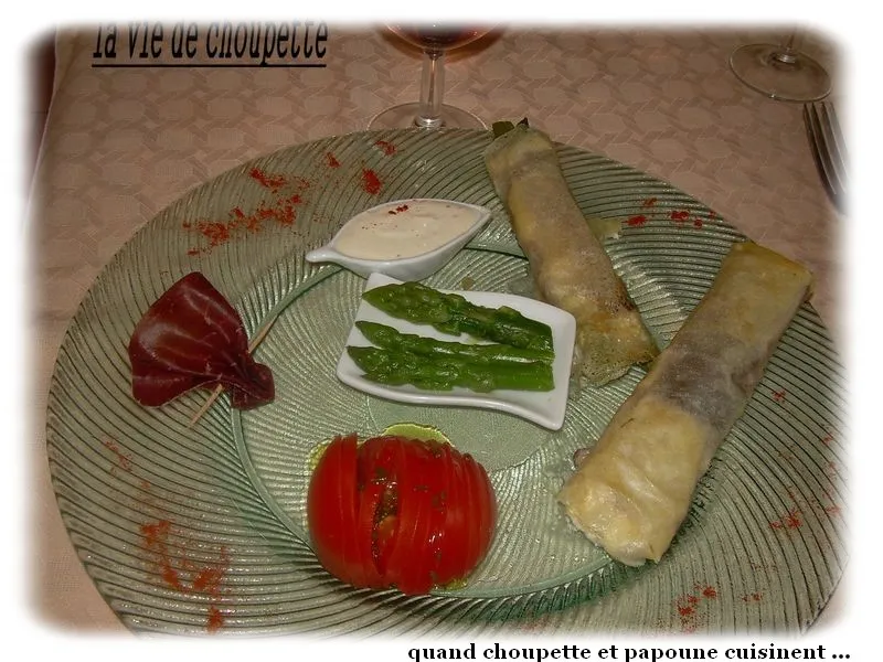 CROUSTILLANT AUX ASPERGES VERTES