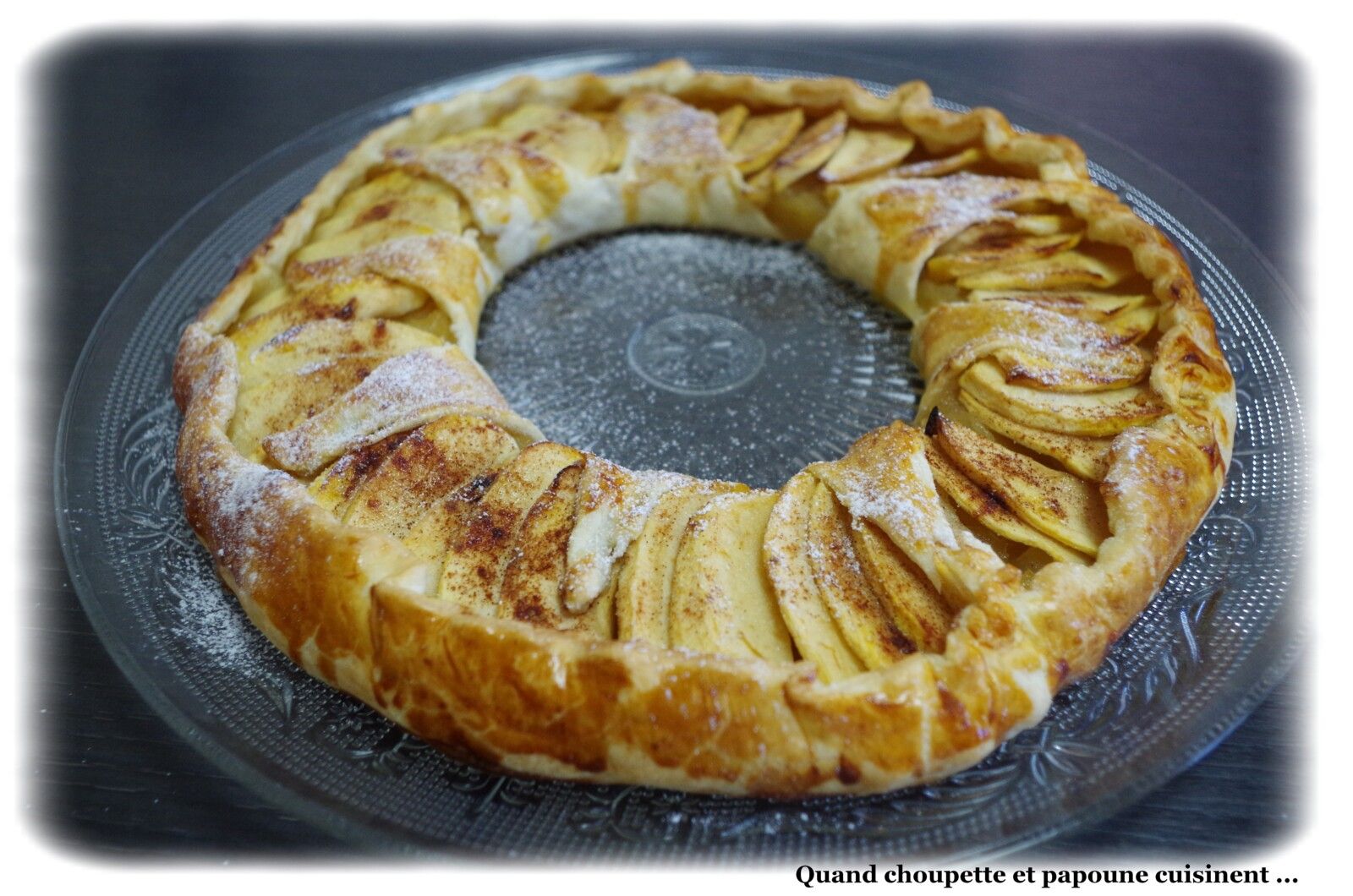 TARTE COURONNE AUX POMMES