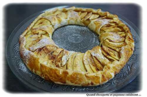 TARTE COURONNE AUX POMMES