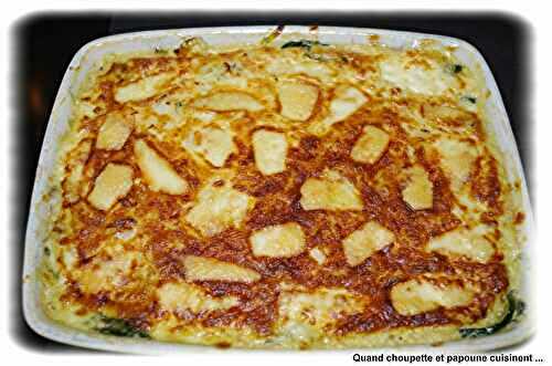 LASAGNES SANS PÂTE PRIMAVERA AU POISSON