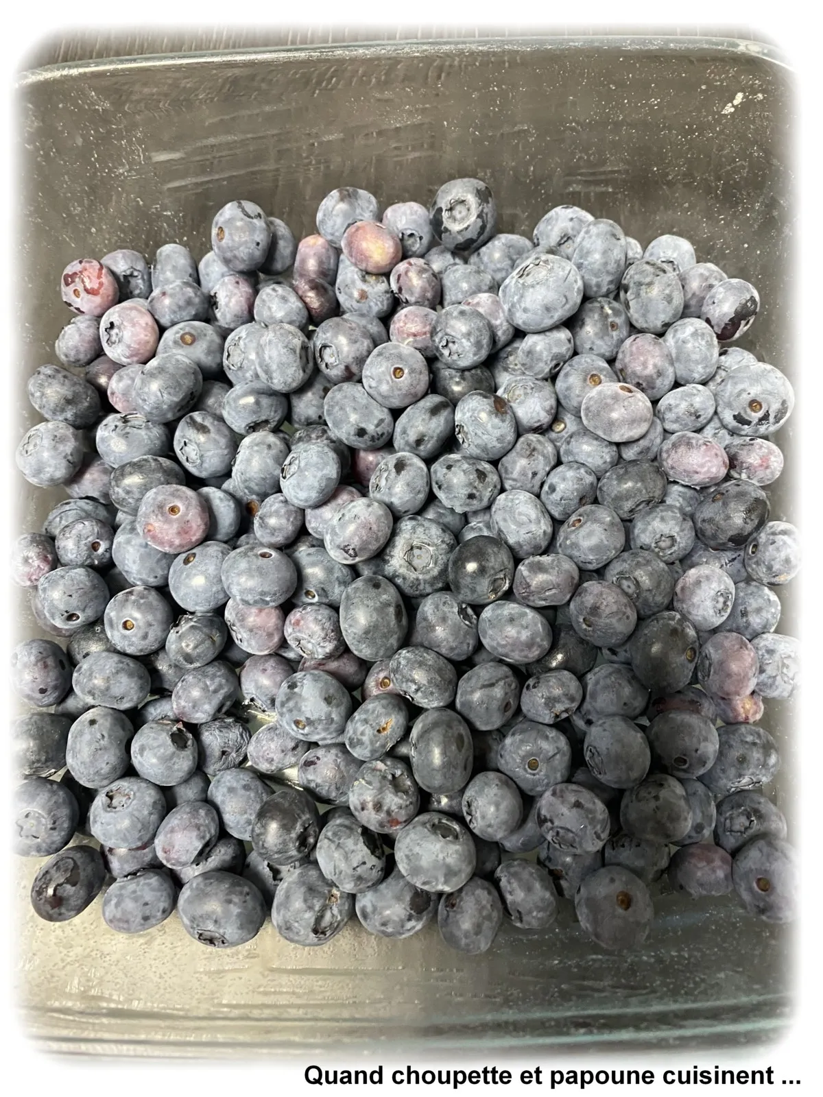CLAFOUTIS AUX BLUETS A L'AIR FREYER