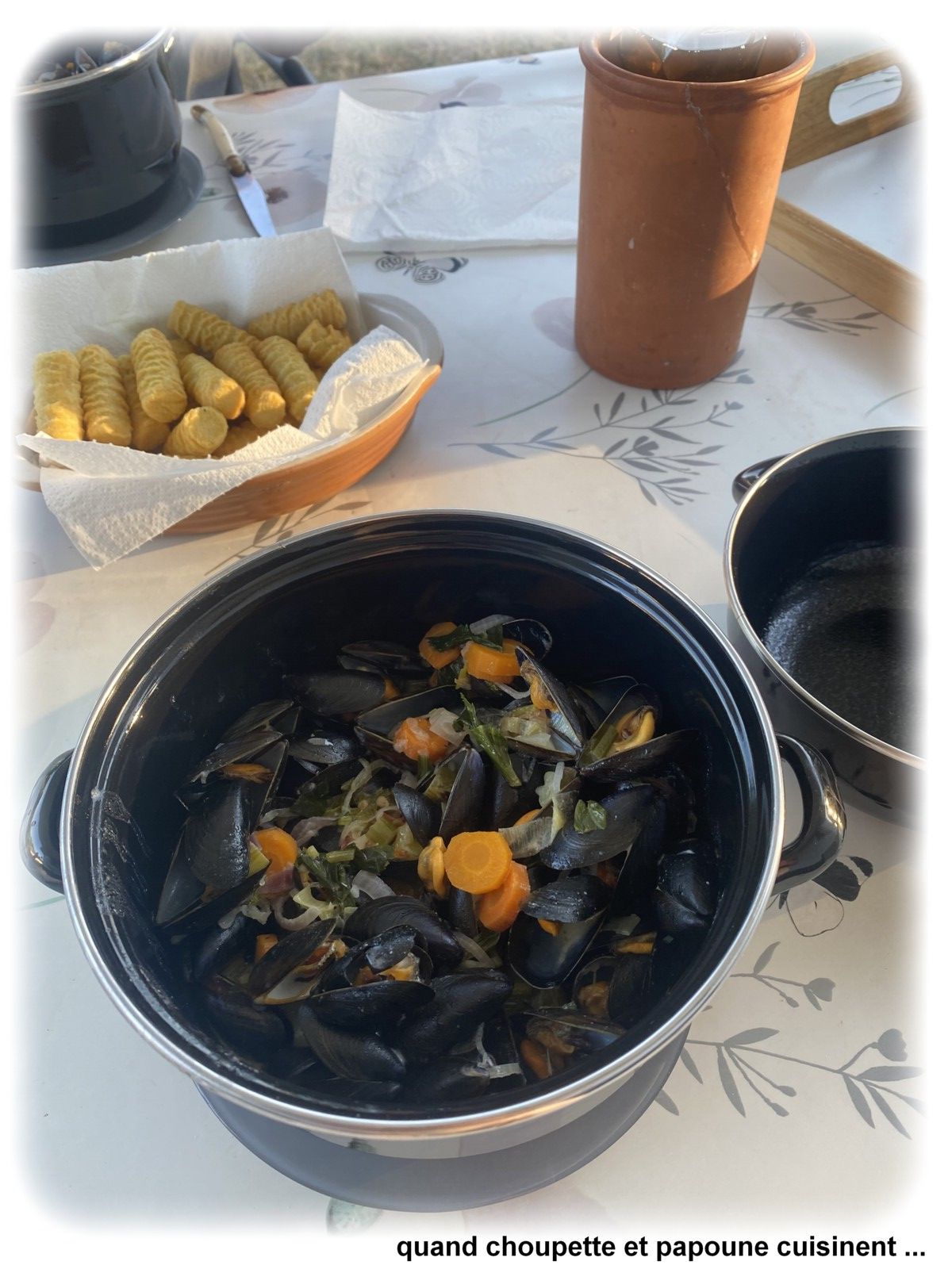MOULES MARINIERES FACON PAPOUNE
