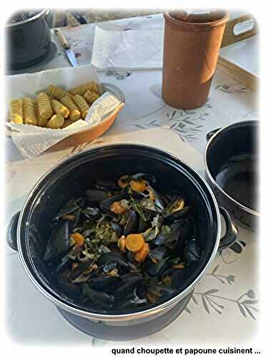 MOULES MARINIERES FACON PAPOUNE