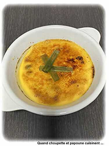 CREME BRULEE A L'ANGELIQUE CONFITES