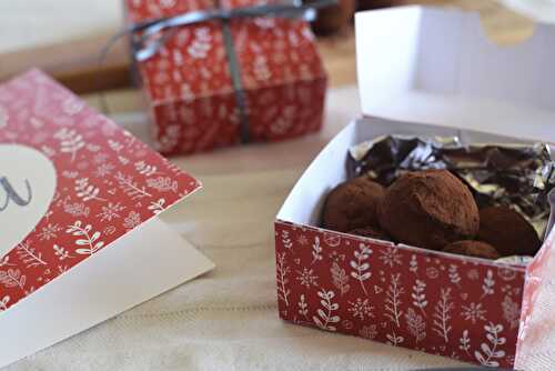 16 décembre: mes truffes au chocolat et à la fève tonka - Quand Julie Patisse