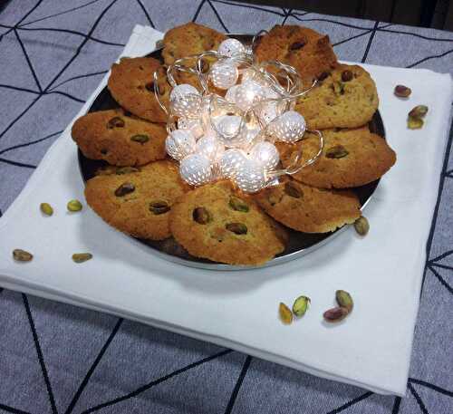 Cookies à la pistache pour La Tourangelle - Quand Julie Patisse