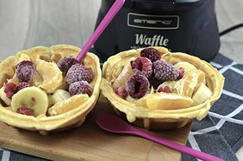 Gaufre Bowl - Où une autre manière de manger vos gaufres