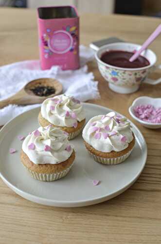 Mes Cupcakes de St Valentin au thé des Amoureux