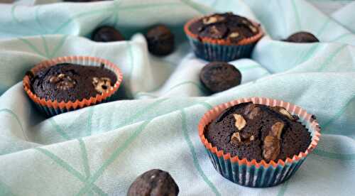 Mini brownies au chocolat - sans gluten et sans lactose