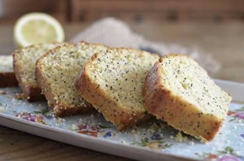 Mon cake au citron et aux graines de pavot