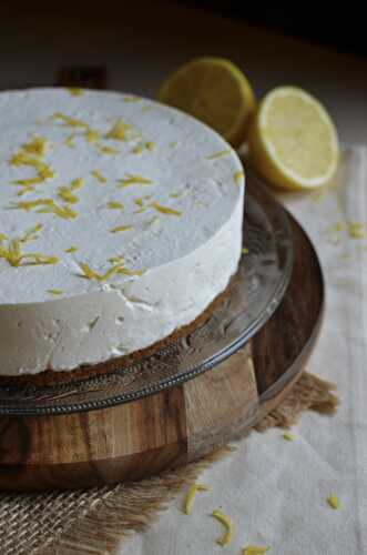 Mon cheesecake au citron sans cuisson mais très gourmand