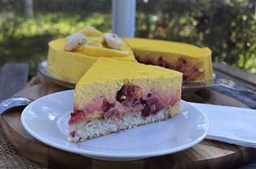 Mon entremet mangue et framboise pour un dessert gourmand