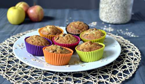 Muffins pommes, flocons d'avoine & raisins infusés Nakd