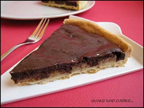 Tarte banane chocolat