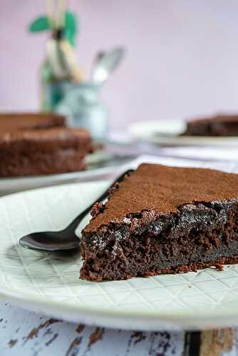 Gâteau au chocolat sans beurre très fondant et moelleux