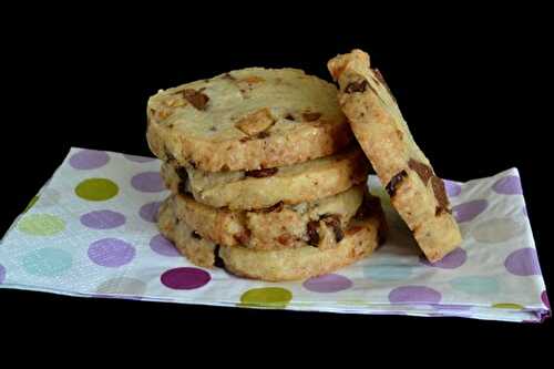 Shortbreads aux pépites de chocolat