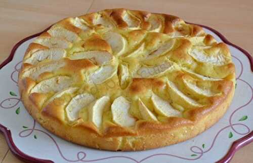 Gâteau aux pommes et au mascarpone