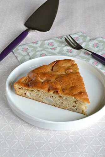 Gâteau aux poires et au mascarpone